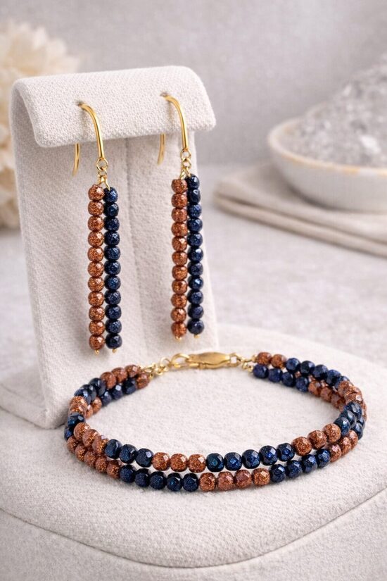 Dabīgo pērļu rotu komplekts